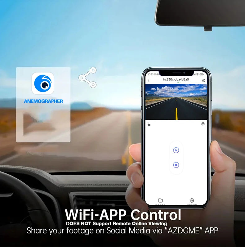 Cámara de Coche Delantera y Trasera con Tarjeta SD 32GB - Pantalla IPS 3", Visión Nocturna y Grabación Continua