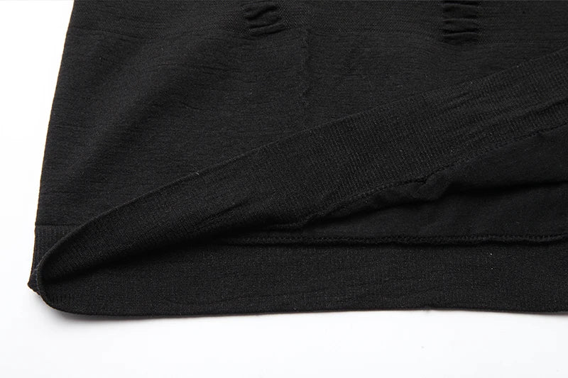Camiseta de Compresión Deportiva para Hombre - Chaleco Modelador con Soporte Lumbar