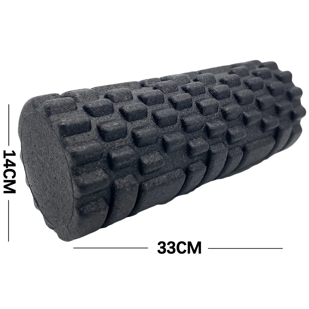 Rodillo de Espuma para Fitness 30/33cm - Masajeador Muscular EPP para Yoga, Pilates y Gimnasio
