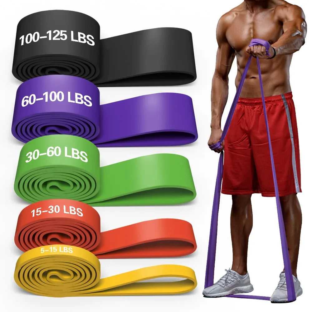 Banda Elástica de Resistencia para Yoga y Fitness - Cinturón de Estiramiento para Entrenamiento de Fuerza