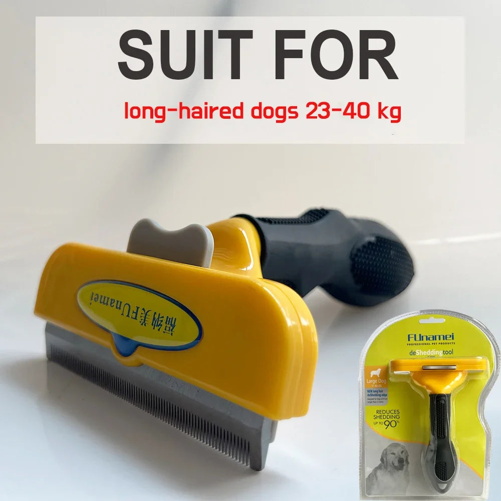 Cepillo Quitapelos para Perros y Gatos - Peine de Aseo y Eliminación de Pelo Flotante para Mascotas
