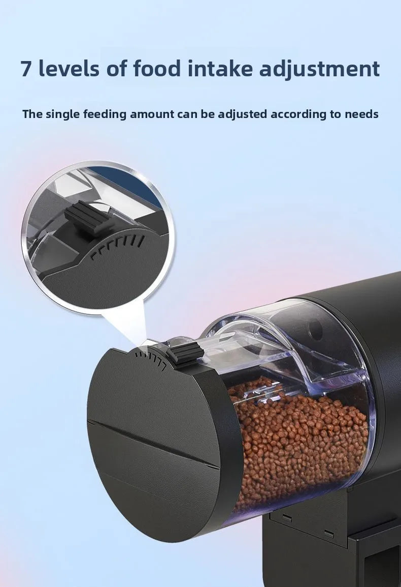 Alimentador Automático para Acuarios 100ml con Temporizador Programable - Funciona con Pilas, Ideal para Vacaciones
