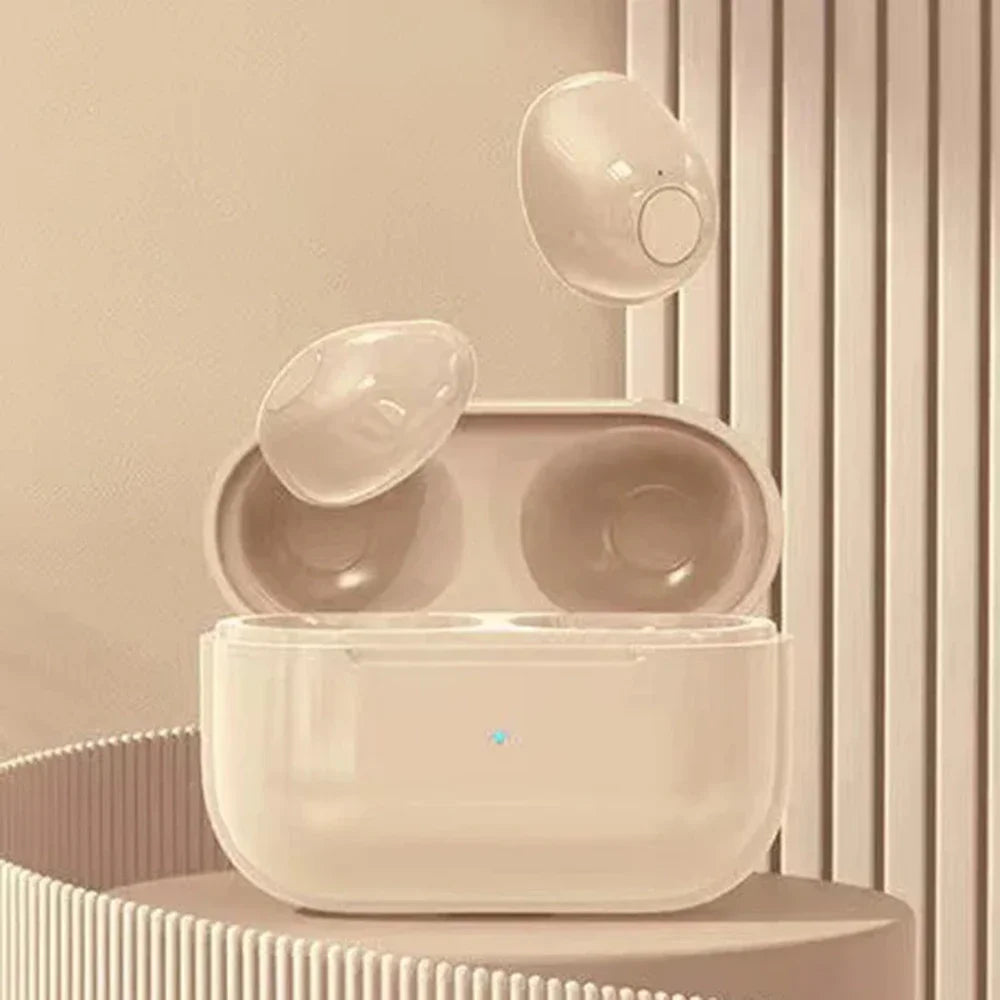 Auriculares Bluetooth Invisibles Mini TWS V5.2 - Inalámbricos In-Ear con Reducción de Ruido y Micrófono para Dormir