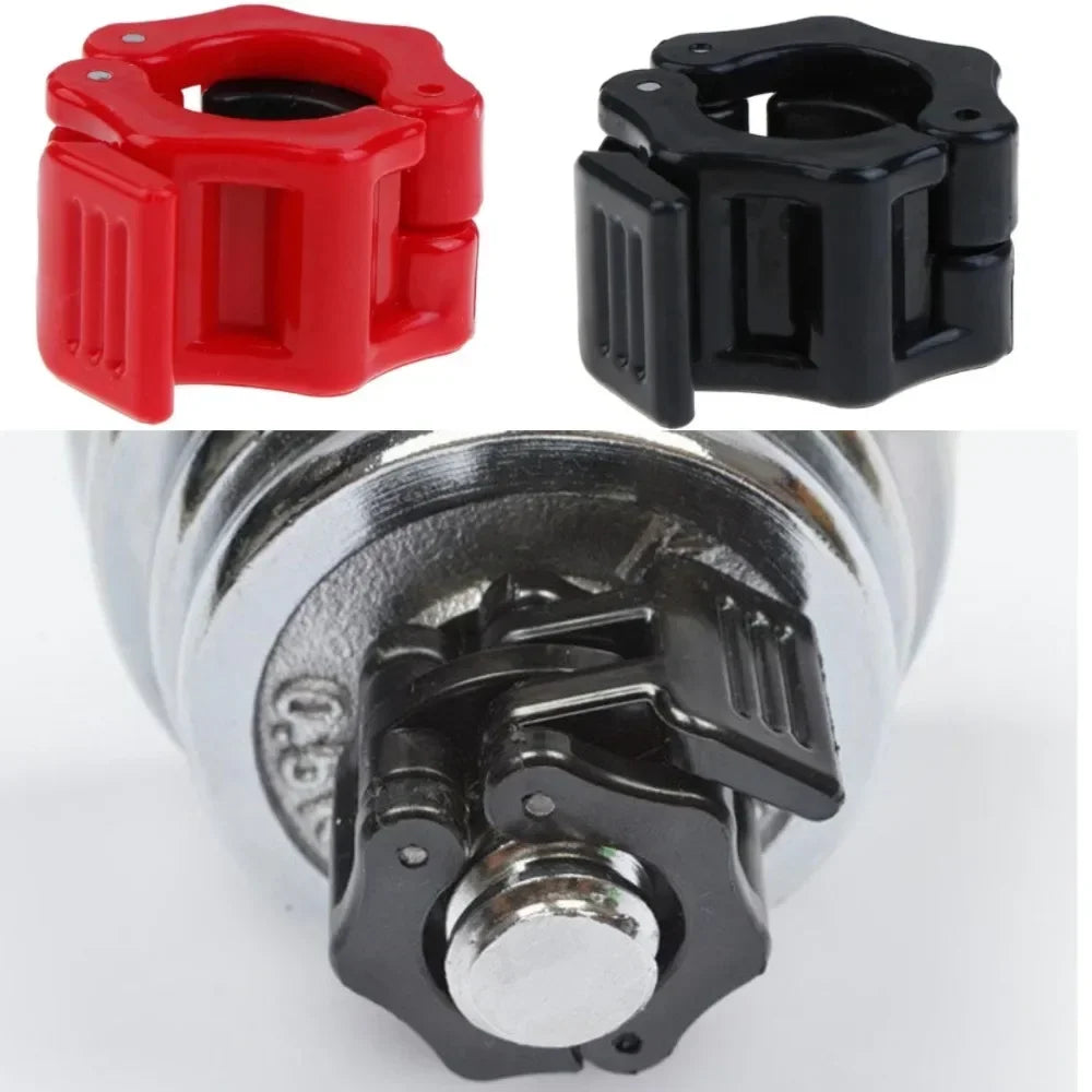 2 Cierres Rápidos para Barra de Pesas 25/28/30mm - Collares de Seguridad para Halterofilia