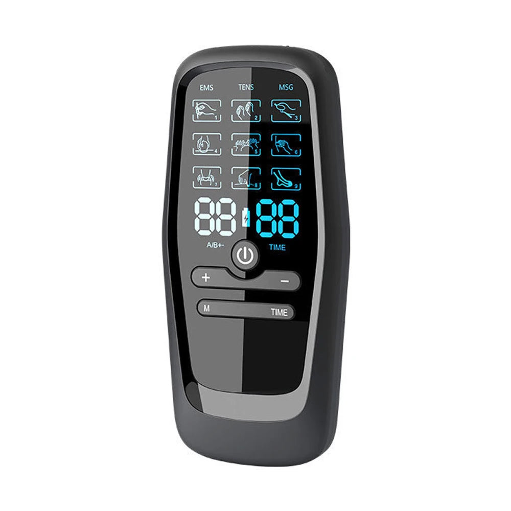 Estimulador Muscular TENS EMS - Masajeador Eléctrico de Acupuntura y Fisioterapia Digital