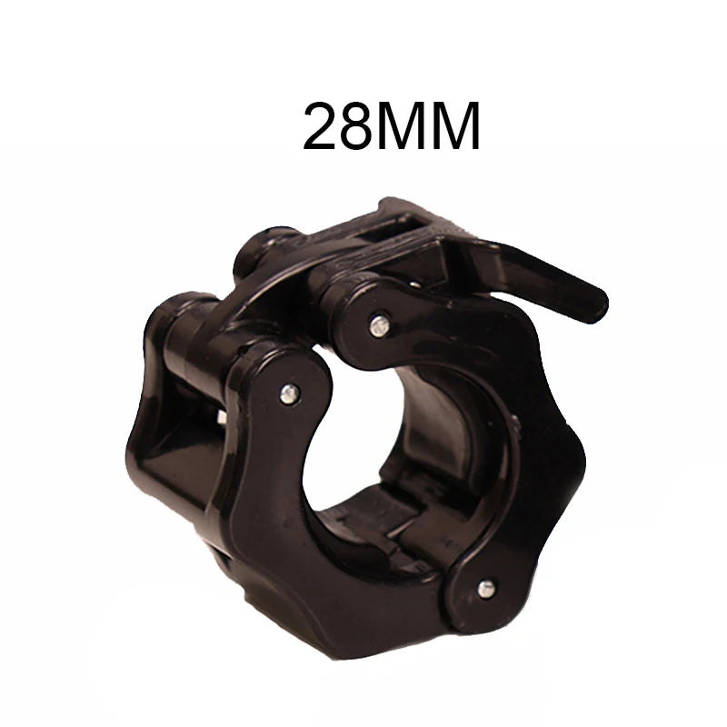2 Cierres Rápidos para Barra de Pesas 25/28/30mm - Collares de Seguridad para Halterofilia