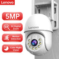 Cámara PTZ WiFi Lenovo Exterior 5MP - Zoom Digital 5x, Seguimiento Automático ONVIF y Vigilancia CCTV IP