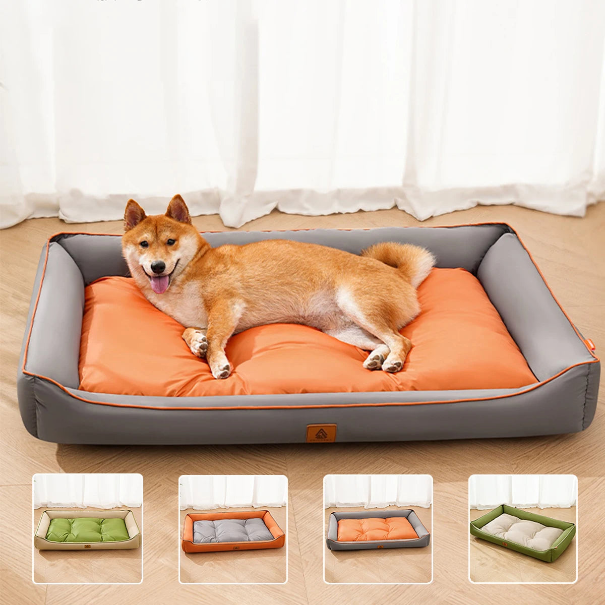 Cama Grande Impermeable para Perros - Colchón Refrescante de Verano para Mascotas, Todas las Estaciones