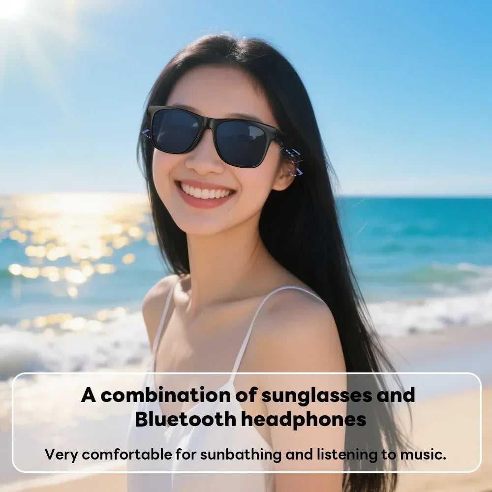 Lenovo AI Smart Glasses 8K Touch Control Photo Camera Recording Translator Voice Assistant Music Wireless Bluetooth Sunglasses