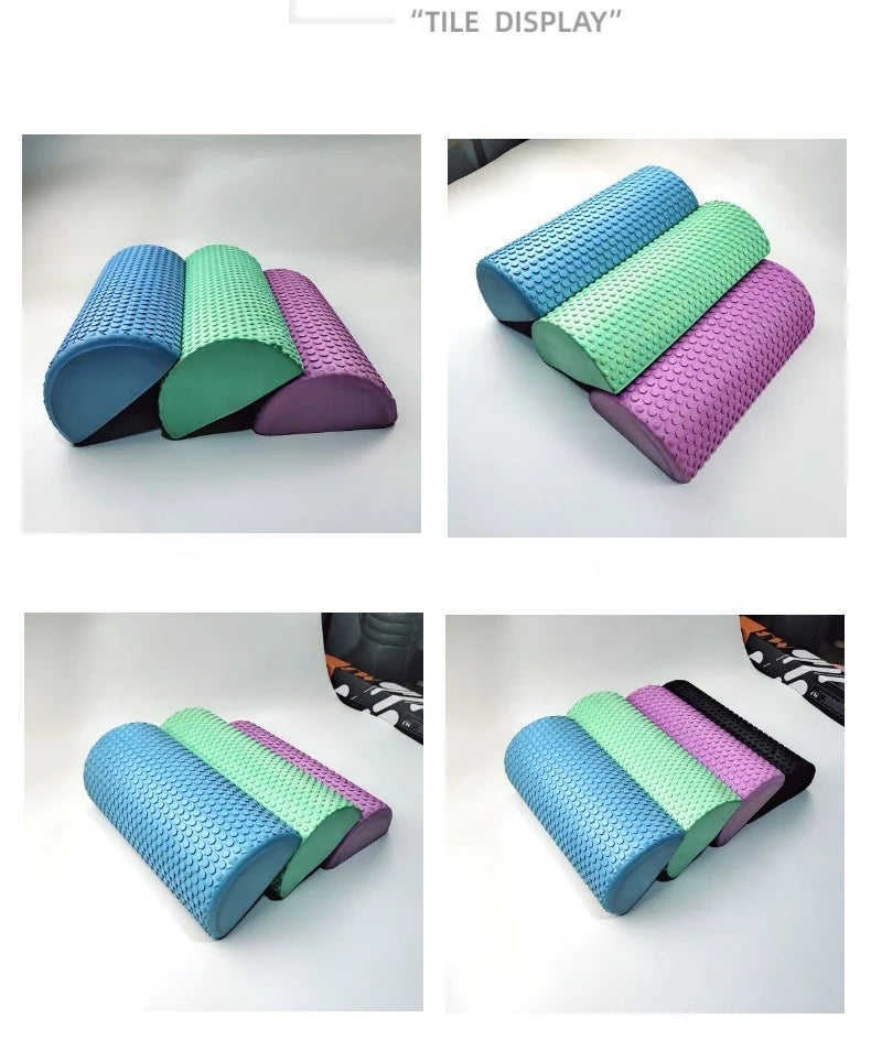 Rodillo de Espuma para Fitness 30/33cm - Masajeador Muscular EPP para Yoga, Pilates y Gimnasio