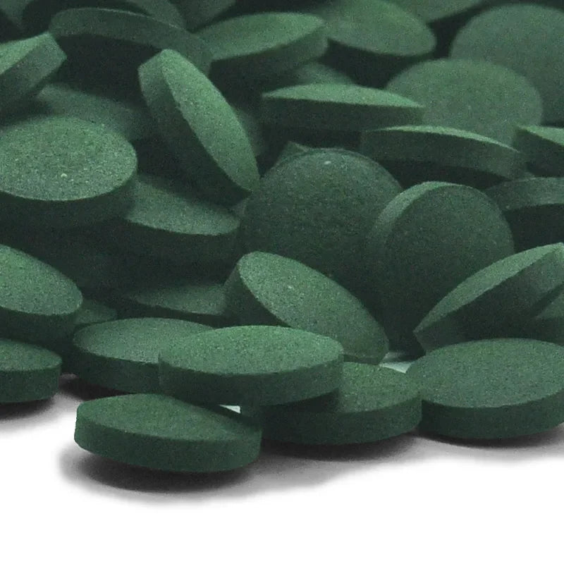 50-1000 Tabletas de Espirulina de Alta Pureza para Peces - Alimento para Camarones Cristal Rojo y Peces de Acuario