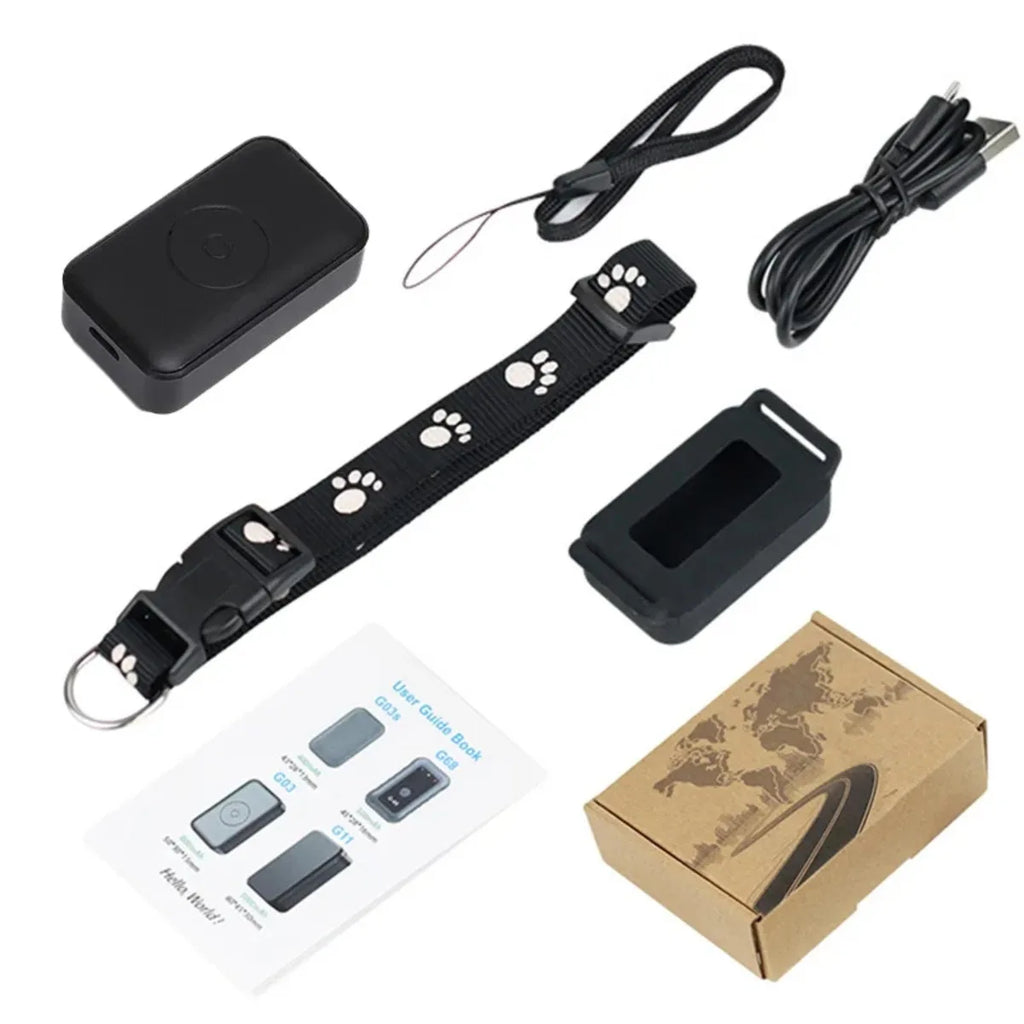Localizador GPS para Mascotas con Collar Ajustable - Seguimiento en Tiempo Real, Control Remoto AGPS para Perros y Gatos
