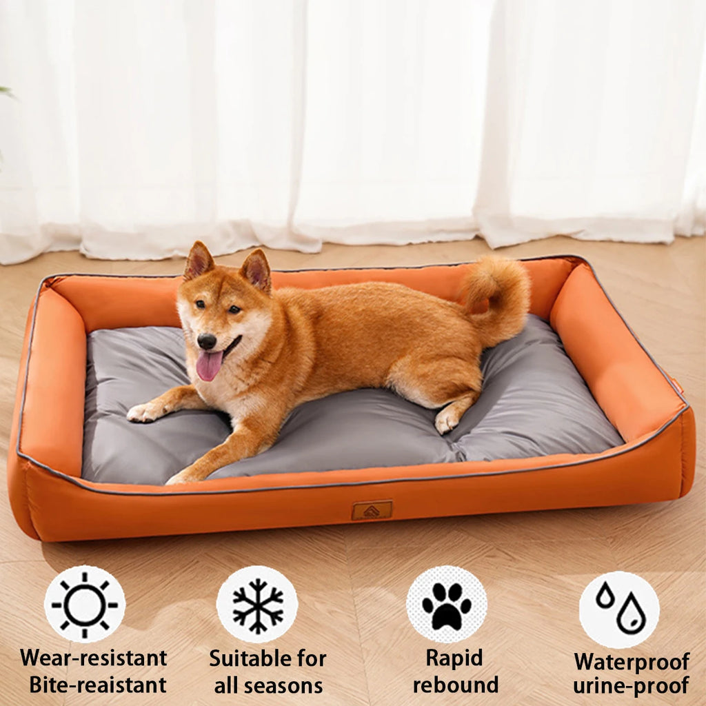 Cama Grande Impermeable para Perros - Colchón Refrescante de Verano para Mascotas, Todas las Estaciones