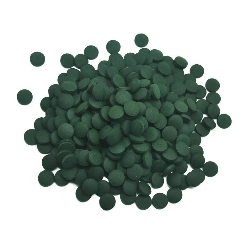 50-1000 Tabletas de Espirulina de Alta Pureza para Peces - Alimento para Camarones Cristal Rojo y Peces de Acuario