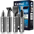 Rechargeable 4-in-1 Nose Hair Trimmer - Trimmer for Nose, Ears, Eyebrows, and Beard