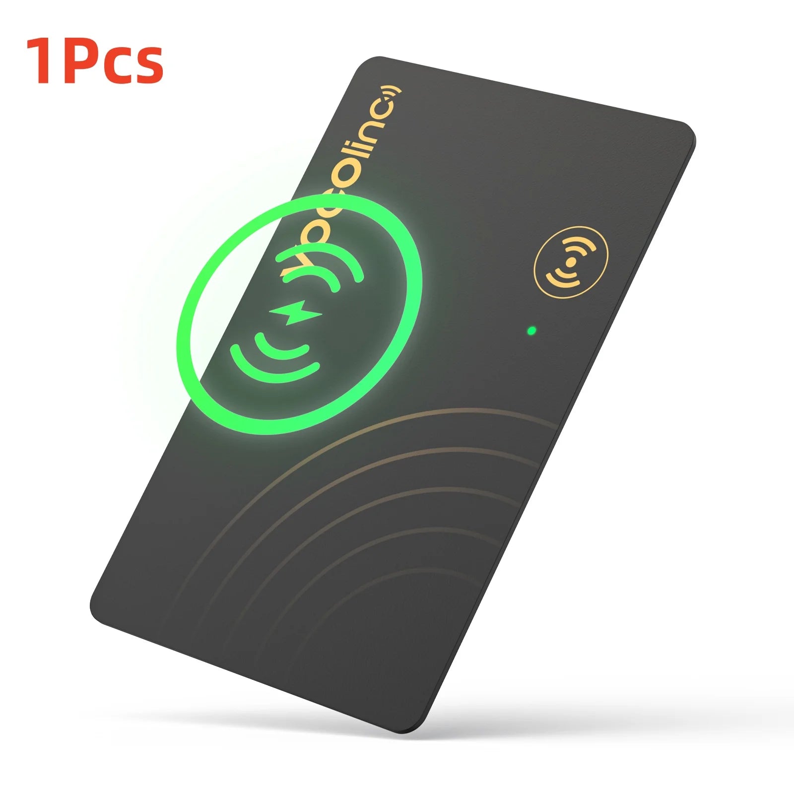 Tarjeta Localizadora Bluetooth VOCOlinc con Carga Inalámbrica - Localizador Global Smart Tag Compatible con Find My (iOS)