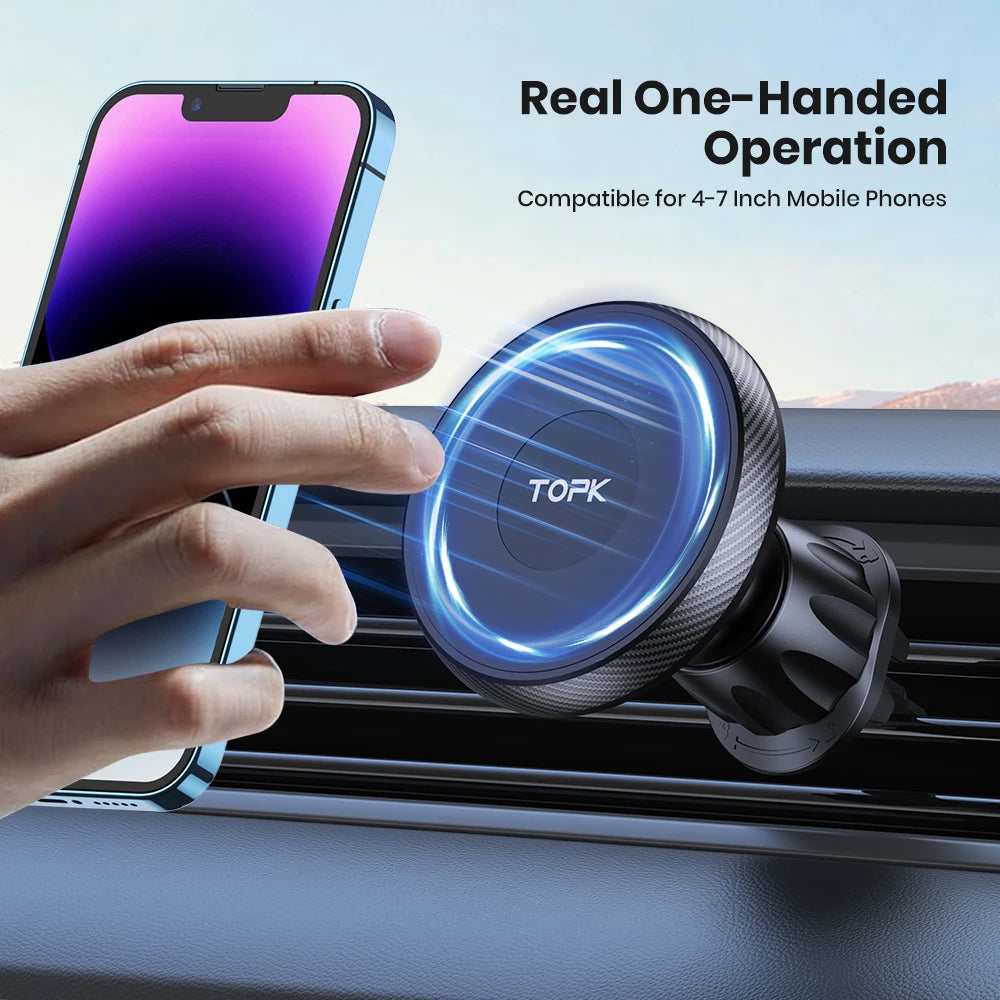Soporte magnetico para movil.