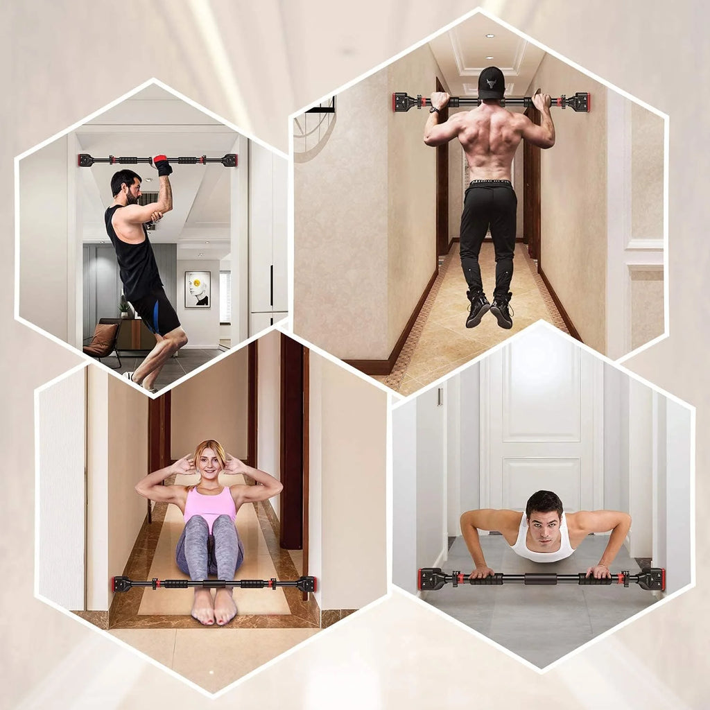 Barra de Dominadas para Pared - Equipo de Fitness para Casa sin Taladro