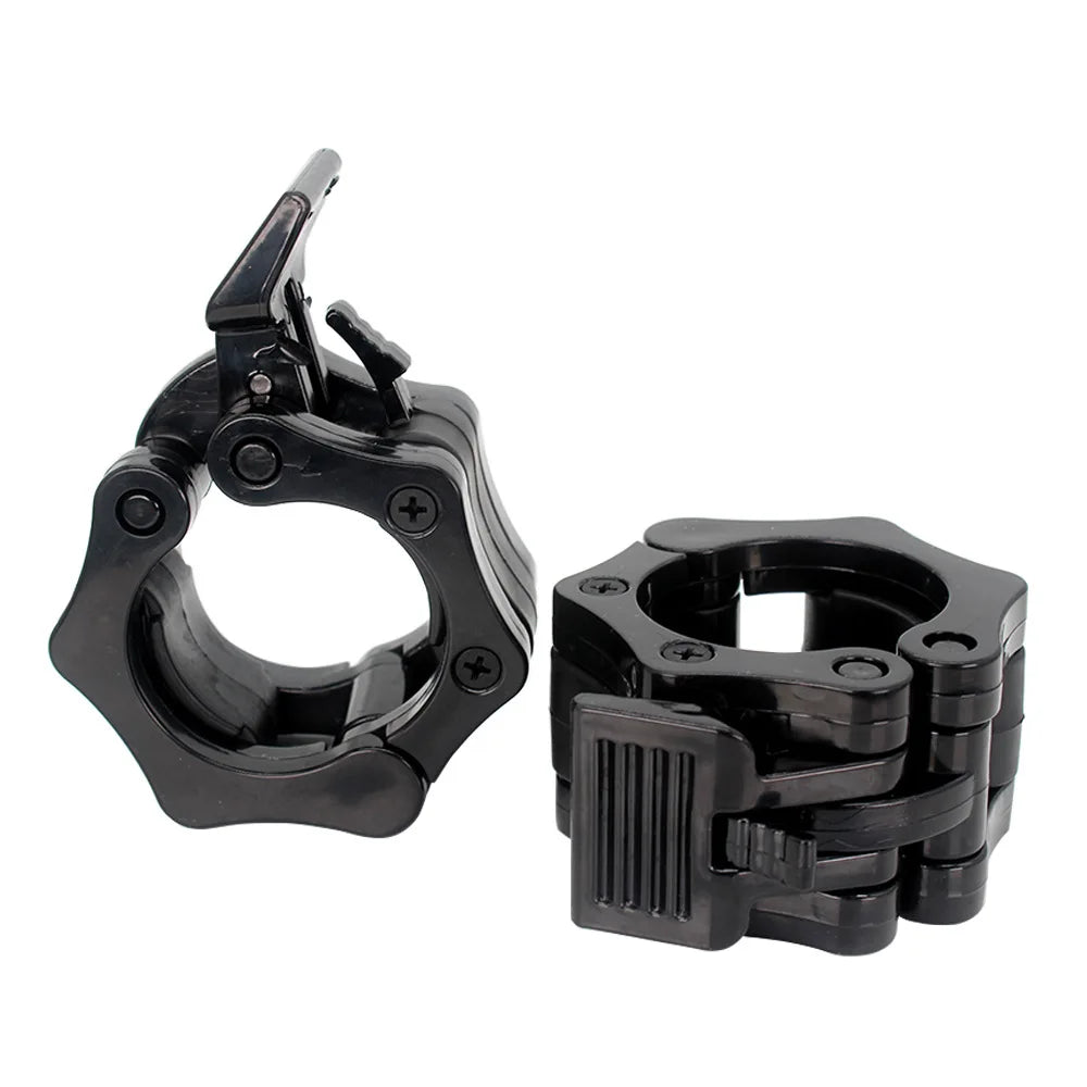 2 Cierres Rápidos para Barra de Pesas 25/28/30mm - Collares de Seguridad para Halterofilia