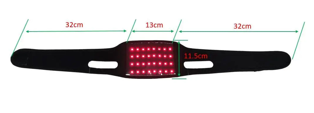 Banda LED Inalámbrica de Fototerapia 660nm y 850nm - Cuidado de Piel Cuello y Cara