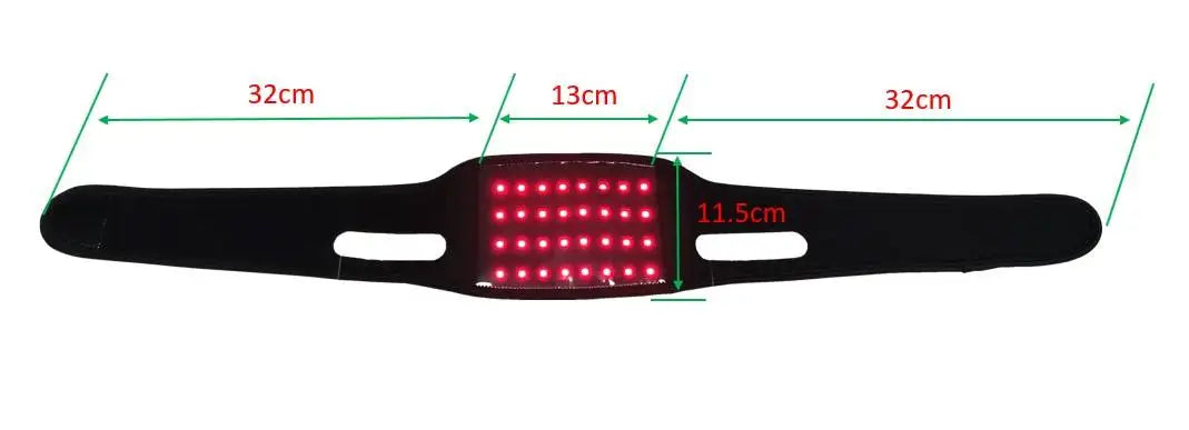 Banda LED Inalámbrica de Fototerapia 660nm y 850nm - Cuidado de Piel Cuello y Cara
