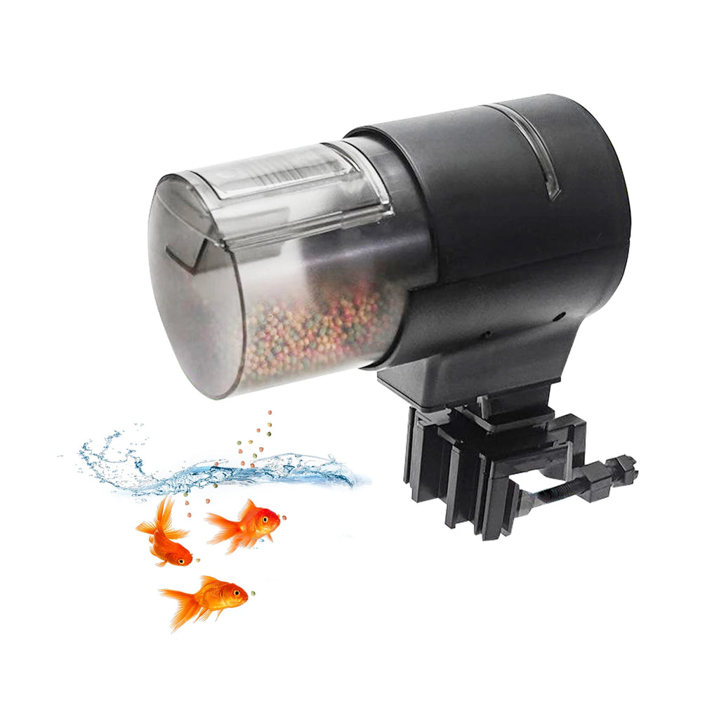 Alimentador Automático para Acuarios y Estanques - Capacidad 210ml, Dispensador Eléctrico con 3 Temporizadores