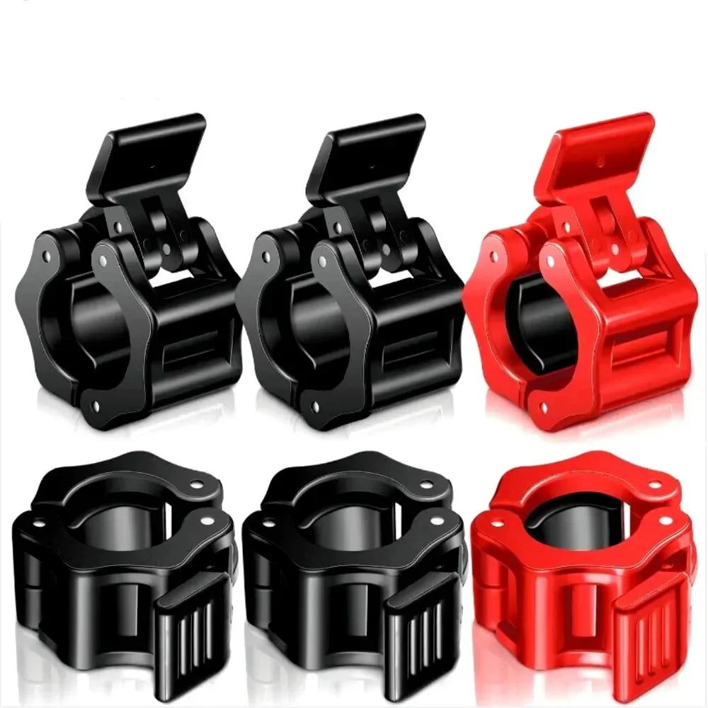 2 Cierres Rápidos para Barra de Pesas 25/28/30mm - Collares de Seguridad para Halterofilia
