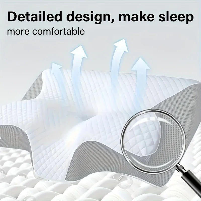 Almohada Cervical Ergonómica 2025 - Soporte Suave y Firme para Dormir de Lado, Boca Arriba y Boca Abajo