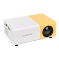 Proyector Portátil HD 1080P 400 Lúmenes - Mini Proyector de Bolsillo con HDMI, USB y Mando a Distancia para Cine en Casa