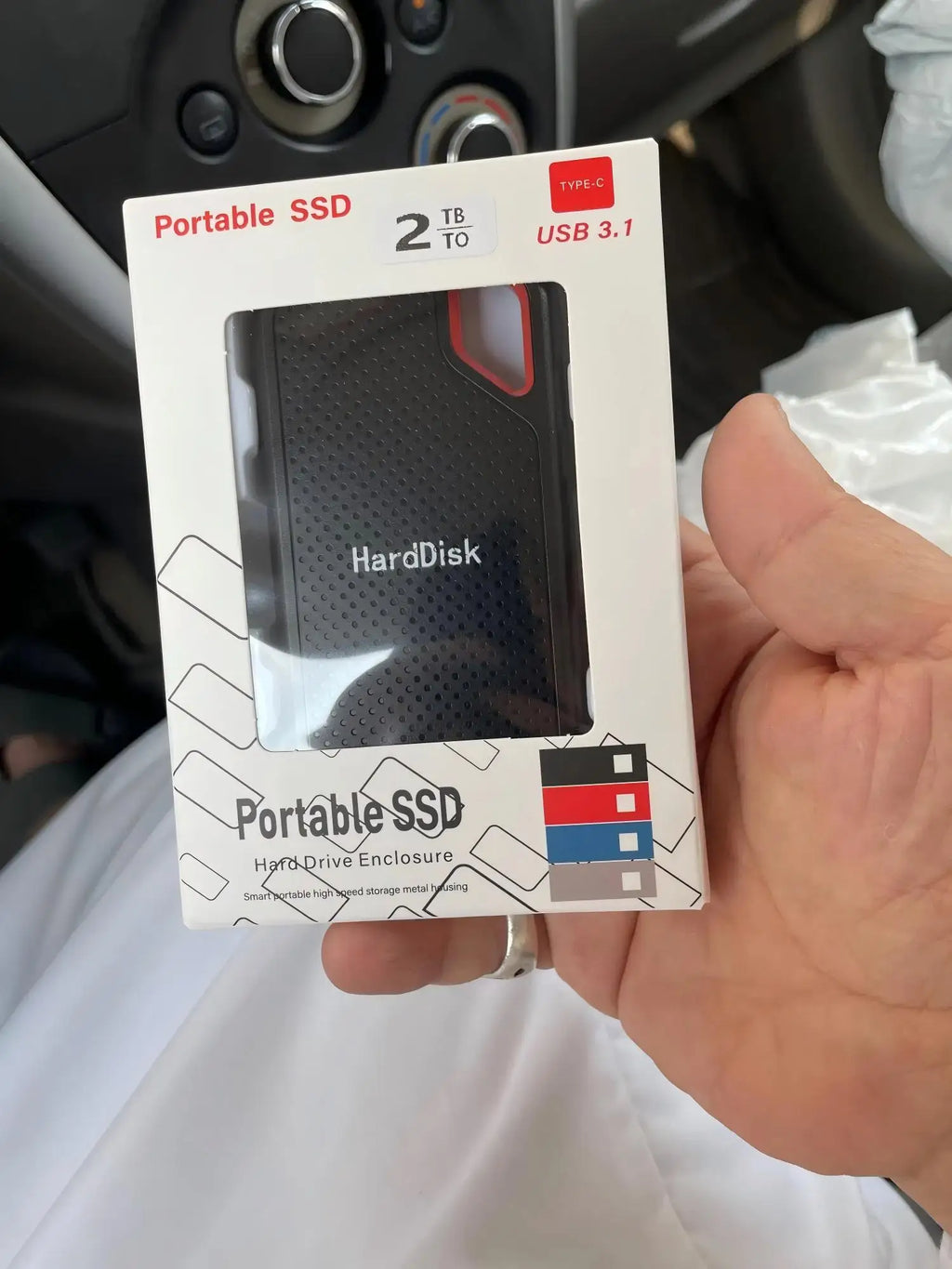Disco Duro Externo SSD de Alta Velocidad - Gran Capacidad 2TB/4TB para PC y Portátil