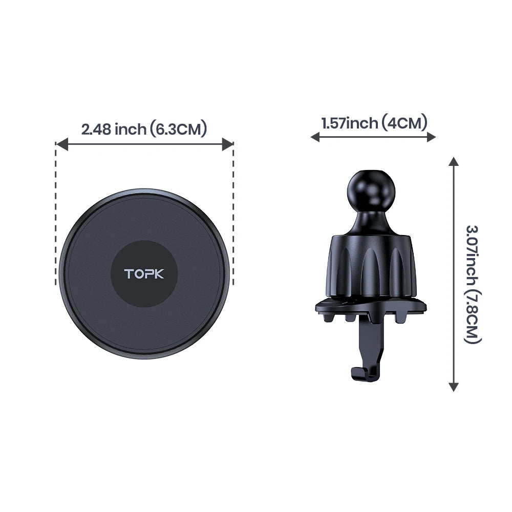 Soporte magnetico para movil.