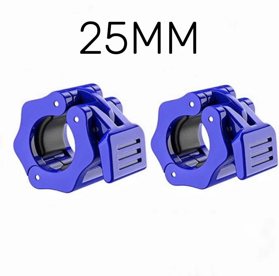 2 Cierres Rápidos para Barra de Pesas 25/28/30mm - Collares de Seguridad para Halterofilia