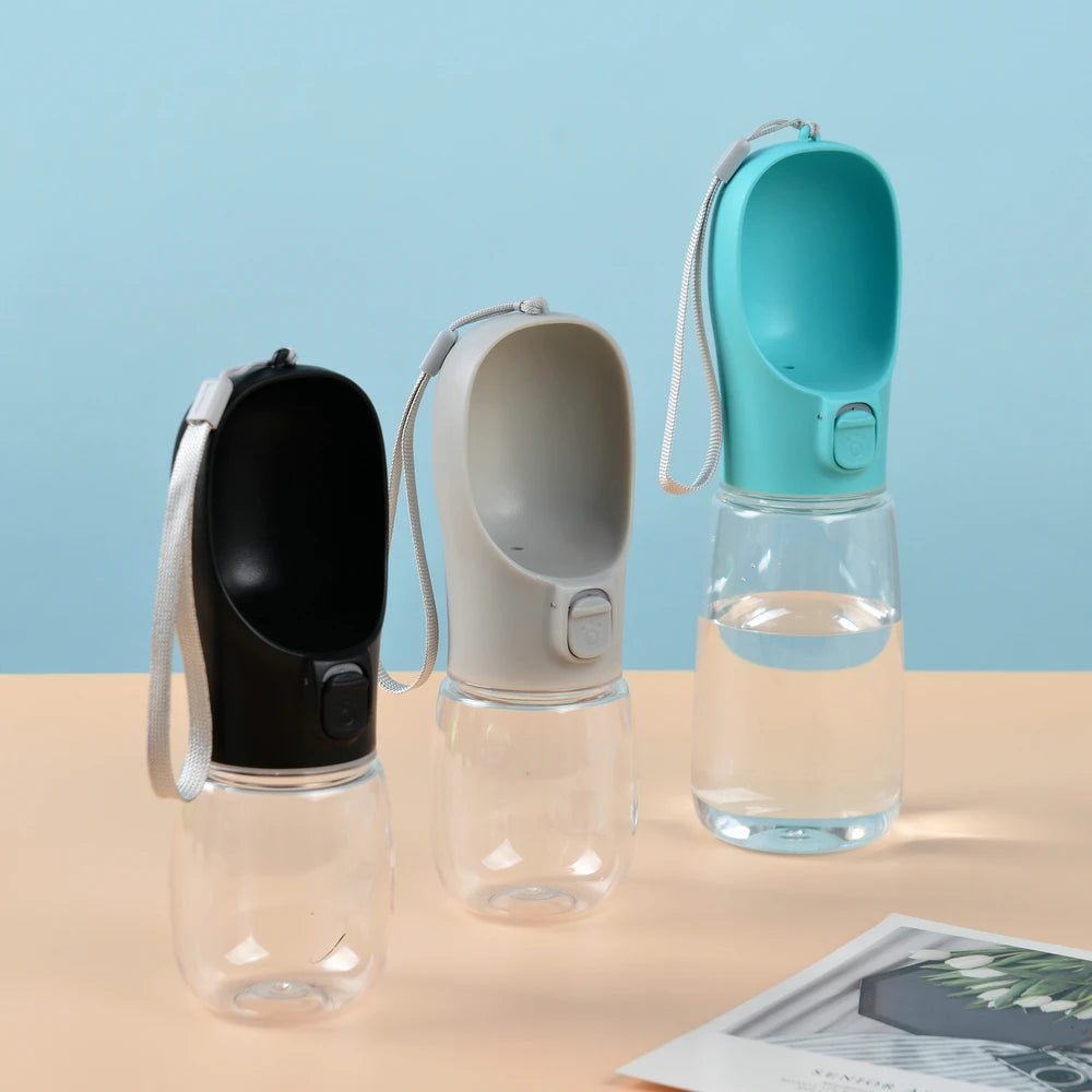 Botella de Agua Portátil para Perros y Gatos - Dispensador Antigoteo para Viajes y Paseos al Aire Libre