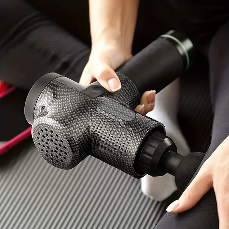 Pistola de Masaje Fascial 99 Niveles - Relajación Muscular Profunda con Reducción de Ruido