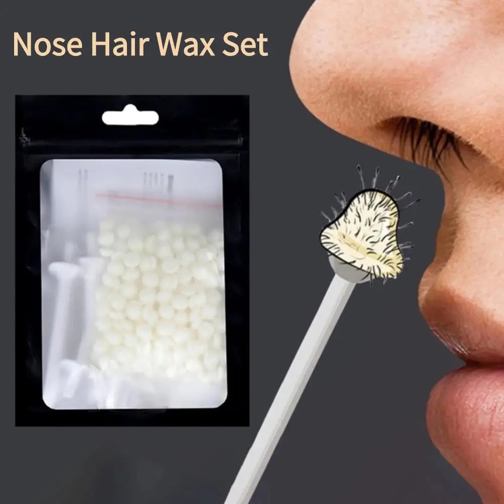 Kit de Cera Depilatoria Nasal Portátil 25g/50g - Depilación Indolora para Hombre y Mujer