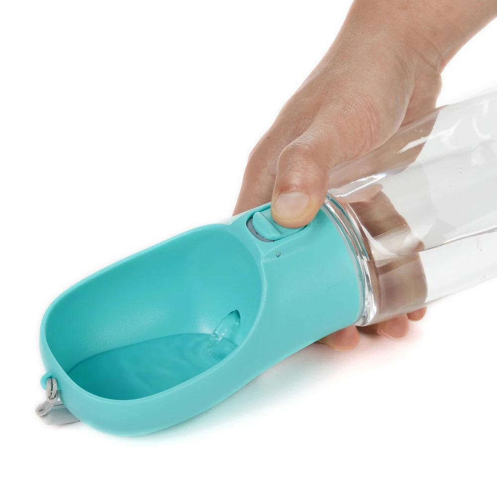 Botella de Agua Portátil para Perros y Gatos - Dispensador Antigoteo para Viajes y Paseos al Aire Libre