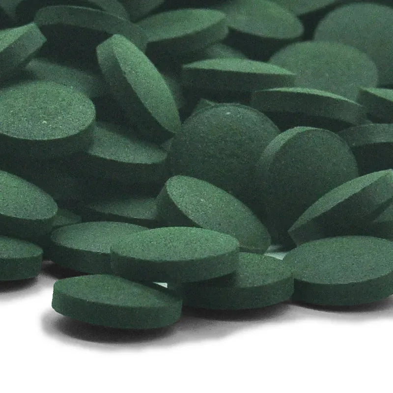 50-1000 Tabletas de Espirulina de Alta Pureza para Peces - Alimento para Camarones Cristal Rojo y Peces de Acuario